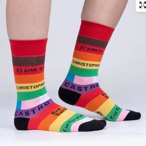 NWT Sock it to Me Streets of Pride Unisex Crew Socks (M/L)